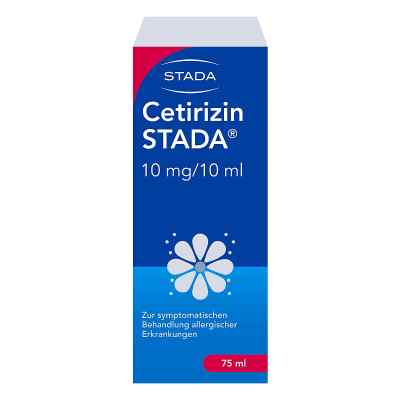 Cetirizin STADA Saft 10mg/10ml Lösung zum Einnehmen bei Allergie 75 ml von STADA GmbH PZN 02418146