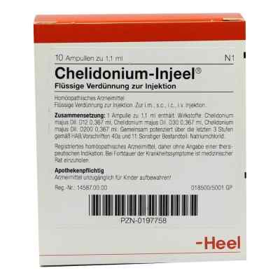 Chelidonium Injeel Ampullen 10 stk von Biologische Heilmittel Heel GmbH PZN 00197758
