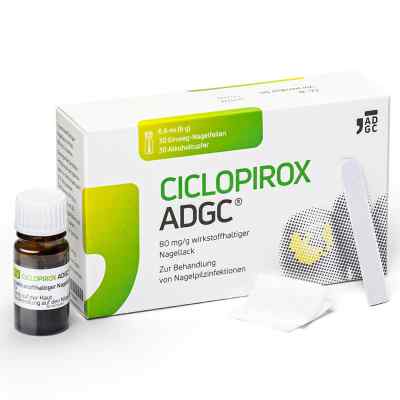 CICLOPIROX ADGC Nagellack bei Nagelpilz 80 mg/g 