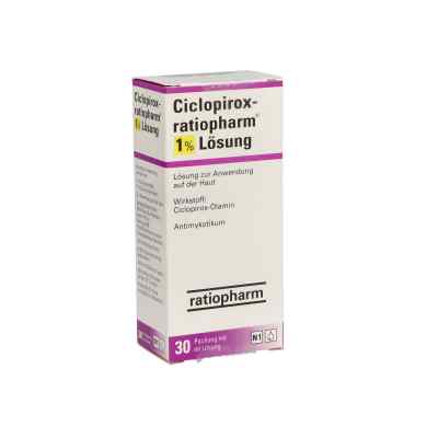 Ciclopirox-ratiopharm 1% 30 ml von ratiopharm GmbH PZN 00201804