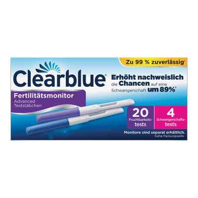Clearblue Fertilitätsmonitor Teststäbchen 20+4 24 stk von Procter & Gamble GmbH PZN 10131074