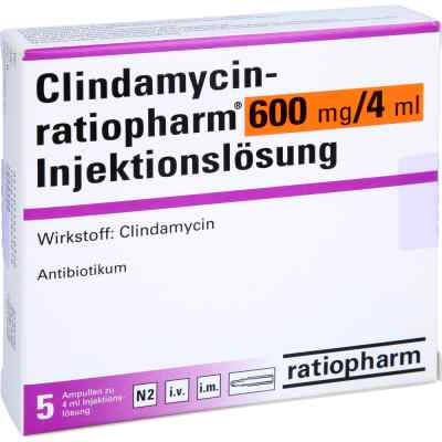 Clindamycin ratiopharm 600mg/4ml iniecto l.amp.o.alk.