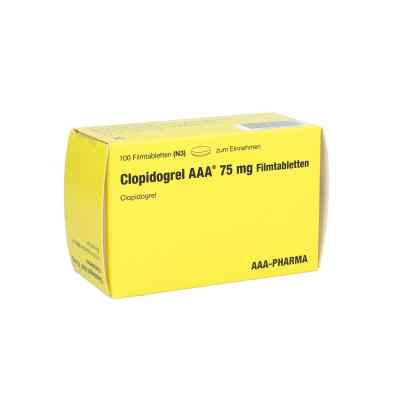 Clopidogrel AAA 75mg 100 stk von AAA - Pharma GmbH PZN 00149096