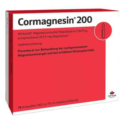 Cormagnesin 200 Ampullen 10X10 ml von Wörwag Pharma GmbH & Co. KG PZN 04652395