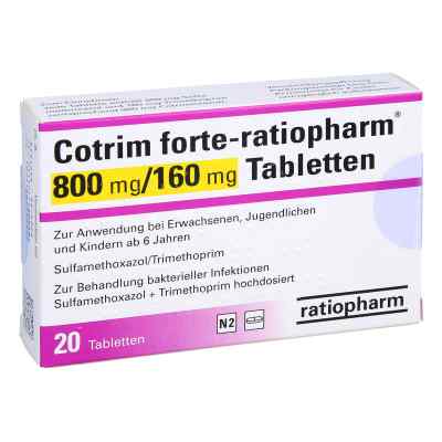 Cotrim Forte-ratiopharm 800 Mg/160 Mg Tabletten