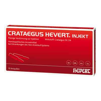 Crataegus Hevert injekt Ampullen 10 stk von Hevert-Arzneimittel GmbH & Co. K PZN 08883921