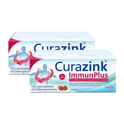 Curazink Immunplus Lutschtabletten 2x100 stk von STADA Consumer Health Deutschlan PZN 08101542