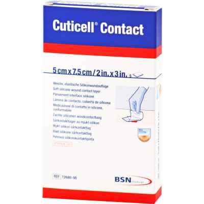 Cuticell Contact 5x7,5 cm Verband 5 stk von BSN medical GmbH PZN 08515117