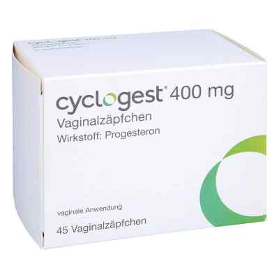 Cyclogest 400 mg Vaginalzäpfchen 45 stk von Gedeon Richter Pharma GmbH PZN 16203604