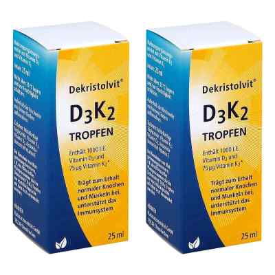 Dekristolvit D3k2 Tropfen 2x25 ml von Trommsdorff GmbH & Co. KG PZN 08105750