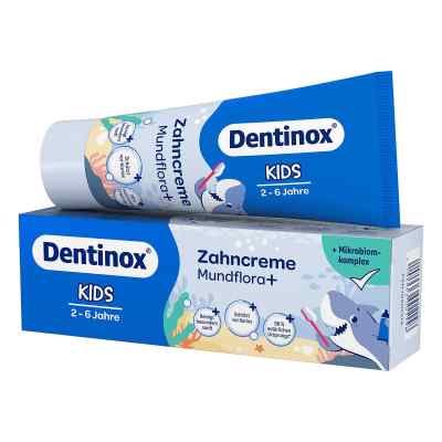 Dentinox® Zahncreme Mundflora+ Kids 75 ml von Dentinox Gesellschaft für pharmazeutische Präparat PZN 19401374