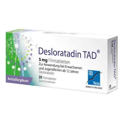 Desloratadin Tad 5 mg Filmtabletten 20 stk von TAD Pharma GmbH PZN 16507729