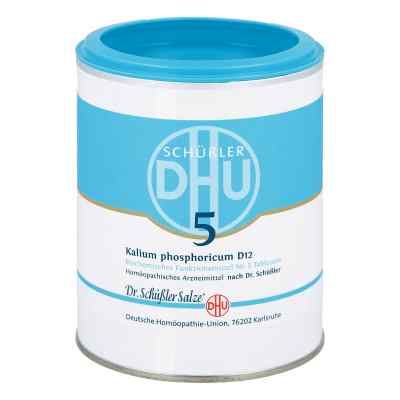 DHU 5 Kalium phosphorus D12 Tabletten 1000 stk von DHU-Arzneimittel GmbH & Co. KG PZN 00274217