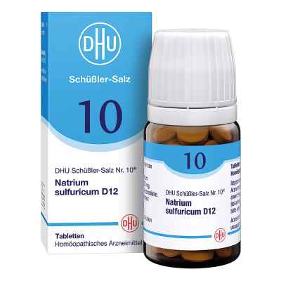 DHU Schüßler-Salz Nummer 10 Natrium sulfuricum D12 Tabletten 80 stk von DHU-Arzneimittel GmbH & Co. KG PZN 00274683