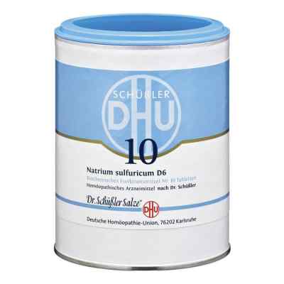 DHU Schüßler-Salz Nummer 10 Natrium sulfuricum D6 200 Tabletten 1000 stk von DHU-Arzneimittel GmbH & Co. KG PZN 00274660