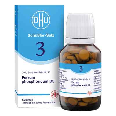 DHU Schüßler-Salz Nummer 3 Ferrum phosphoricum D3 200 Tabletten 200 stk von DHU-Arzneimittel GmbH & Co. KG PZN 02580467
