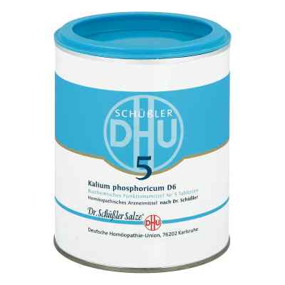 DHU Schüßler-Salz Nummer 5 Kalium phosphoricum D6 200 Tabletten 1000 stk von DHU-Arzneimittel GmbH & Co. KG PZN 00274186