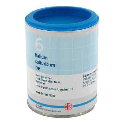 DHU Schüßler Salz Nummer 6 Kalium sulfuricum D6 1000 stk von DHU-Arzneimittel GmbH & Co. KG PZN 00274281
