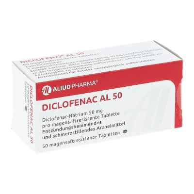 Diclofenac Al 50 magensaftresistente Tabletten 50 stk von ALIUD Pharma GmbH PZN 03525401