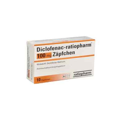 Diclofenac-ratiopharm 100mg 10 stk von ratiopharm GmbH PZN 06605951