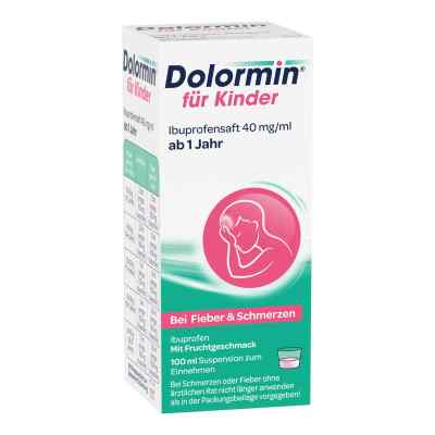 Dolormin für Kinder Ibuprofensaft 100 ml von Johnson & Johnson GmbH (OTC) PZN 11528543