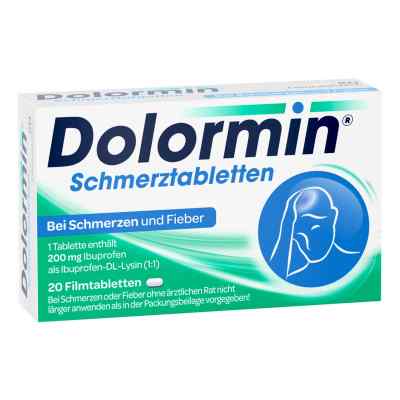 Dolormin Schmerztabletten mit Ibuprofen 20 stk von Johnson & Johnson GmbH (OTC) PZN 04590211