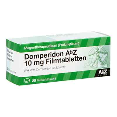 Domperidon Abz 10 mg Filmtabletten 20 stk von AbZ Pharma GmbH PZN 03041347