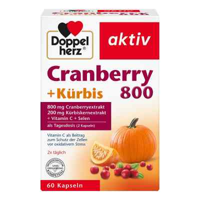 Doppelherz aktiv Cranberry + Kürbis 60 stk von Queisser Pharma GmbH & Co. KG PZN 07625074