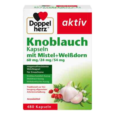 Doppelherz aktiv Knoblauchkapseln mit Mistel + Weißdorn 480 stk von Queisser Pharma GmbH & Co. KG PZN 15994609
