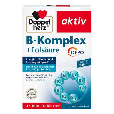 Doppelherz B-komplex + Folsäure Tabletten 45 stk von Queisser Pharma GmbH & Co. KG PZN 07189437