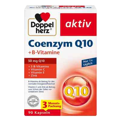 Doppelherz Coenzym Q10+b Vitamine Kapseln 90 stk von Queisser Pharma GmbH & Co. KG PZN 19073556