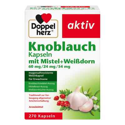 Doppelherz Knobl.kap.m.mistel+weissdorn 60/24/54 m 270 stk von Queisser Pharma GmbH & Co. KG PZN 15994590
