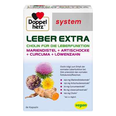 Doppelherz Leber Extra System Kapseln 60 stk von Queisser Pharma GmbH & Co. KG PZN 19267243