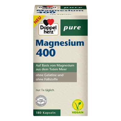 Doppelherz Magnesium 400 pure Kapseln 180 stk von Queisser Pharma GmbH & Co. KG PZN 16834747