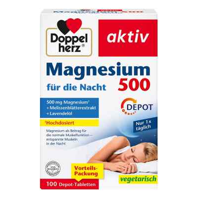 Doppelherz Magnesium 500 Für Die Nacht Tabletten 100 stk von Queisser Pharma GmbH & Co. KG PZN 18110048