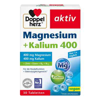 Doppelherz Magnesium + Kalium Tabletten 30 stk von Queisser Pharma GmbH & Co. KG PZN 00896491