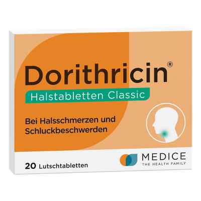 Dorithricin Classic Lutschtabletten bei Halsschmerzen 