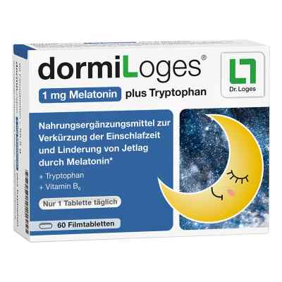 Dormiloges Melatonin Plus Tryptophan Filmtabletten 60 stk von Dr. Loges + Co. GmbH PZN 17544980