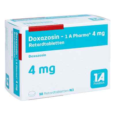 Doxazosin-1a Pharma 4 mg Retardtabletten 98 stk von 1 A Pharma GmbH PZN 01317199