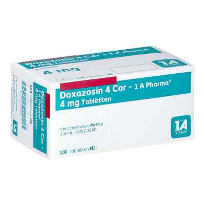 Doxazosin 4 Cor-1a Pharma Tabletten 100 stk von 1 A Pharma GmbH PZN 02213585