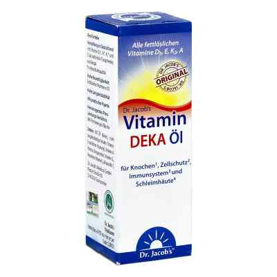 Dr. Jacob's DEKA Öl 800 IE Vitamin D3+K2+A+E 640 Tropfen 20 ml von Dr. Jacob's Medical GmbH PZN 14366124