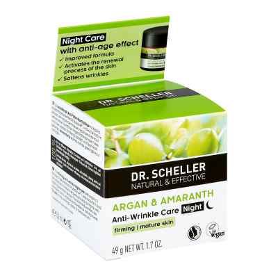 Dr.scheller Argan&amaranth Anti-falten Pfl.nacht 50 ml von BCG Baden-Baden Cosmetics Group  PZN 14064305