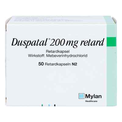 Duspatal 200 mg retard Kapseln 50 stk von Viatris Healthcare GmbH PZN 02470595