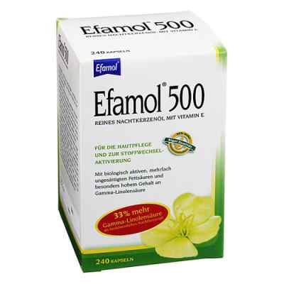 Efamol 500 Kapseln 240 stk von Efamol Limited PZN 03113874