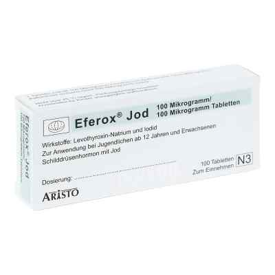 Eferox Jod 100 [my]g/100 [my]g Tabletten 100 stk von Aristo Pharma GmbH PZN 01939601