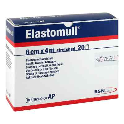 Elastomull 6 cmx4 m 2100 elastisch Fixierbinde 20 stk von B2B Medical GmbH PZN 12505863