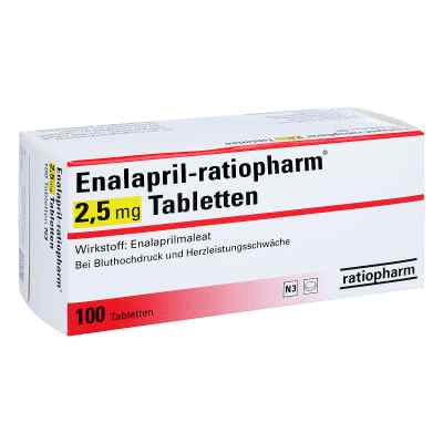 Enalapril-ratiopharm 2,5 mg Tabletten
