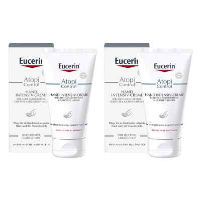 Eucerin Atopicontrol Hand Intensiv-creme 2x75 ml von Beiersdorf AG Eucerin PZN 08102729