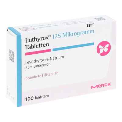 Euthyrox 125 Mikrogramm Tabletten 100 stk von Merck Healthcare Germany GmbH PZN 02754766