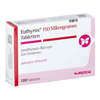 Euthyrox 150 Mikrogramm Tabletten 100 stk von Merck Healthcare Germany GmbH PZN 02754878